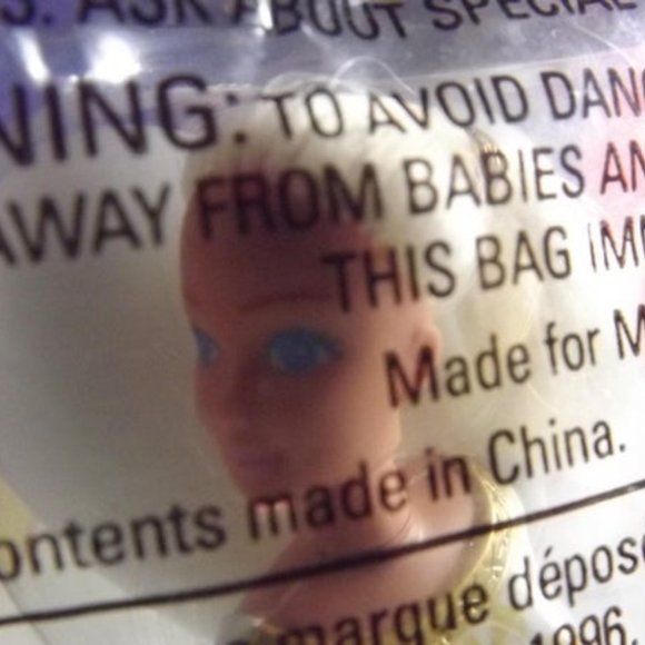 1996 Wedding Rapunzel Barbie McDonald's Toy Sealed - Picture 4 of 5